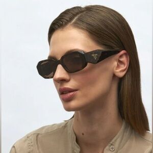 PRADA PR 17WS 2AU8C1 Tortoise Brown 49 mm Women's Sunglasses